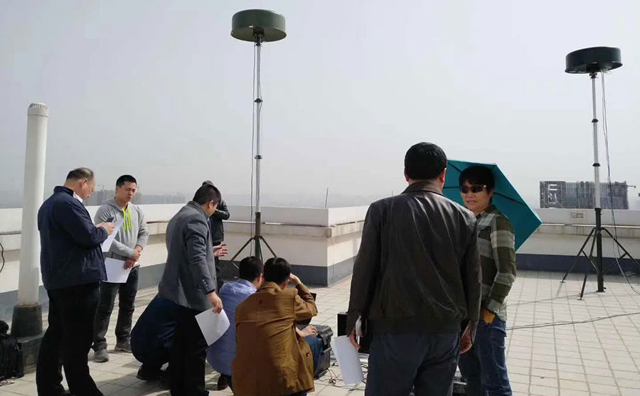 靈信科技無人機偵測設備現場測試
