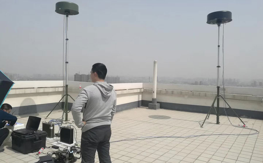 靈信科技無人機偵測設備現場測試